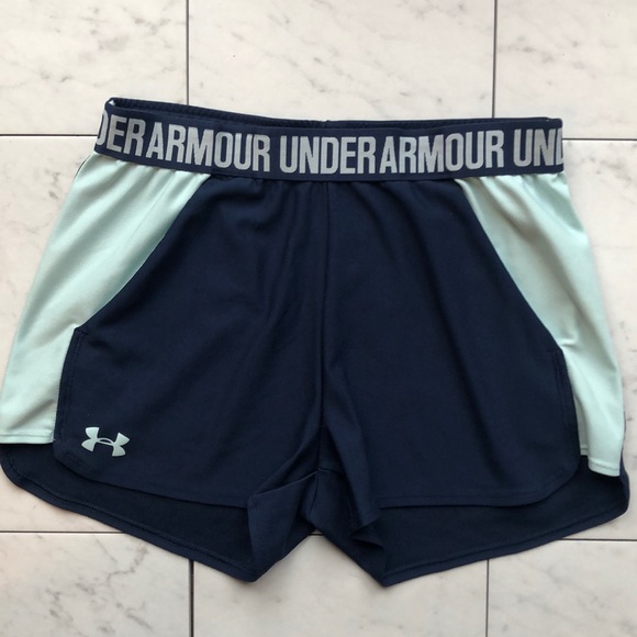 Under Armour Pants - Under Armour Running Shorts With Pocket Navy Small